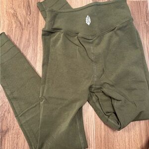 Olive Green fp movement leggings